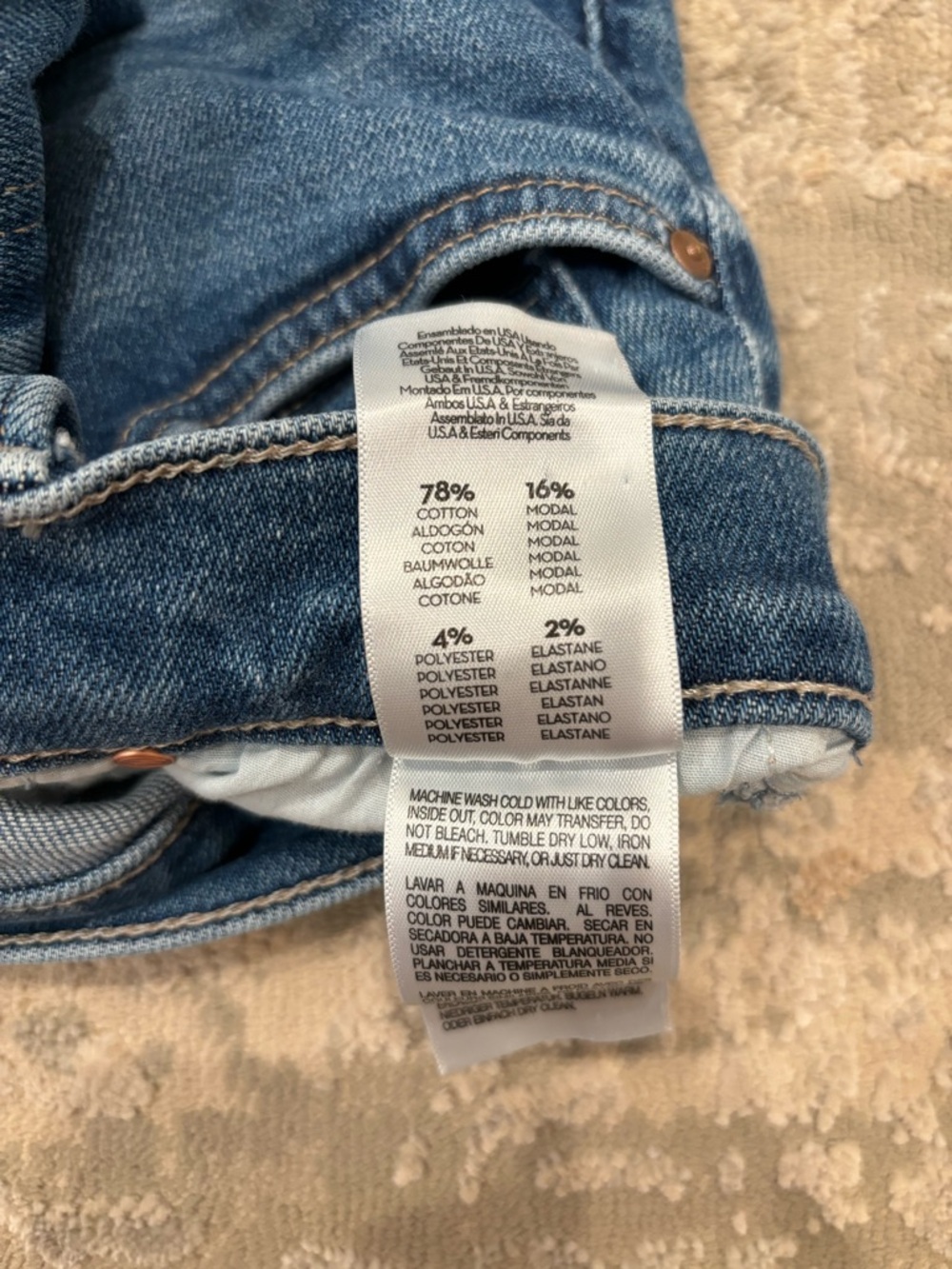 MOTHER Mid Rise Rambler Zip Ankle Fray size 26 - Picture 6 of 7